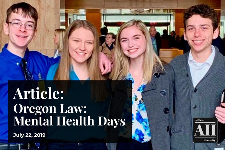 Oregon Law Mental Health Days Article